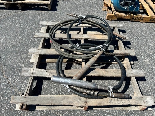 APPROX. (3) CONCRETE VIBRATOR WHIPS --(LOCATED IN COLTON, CA)--