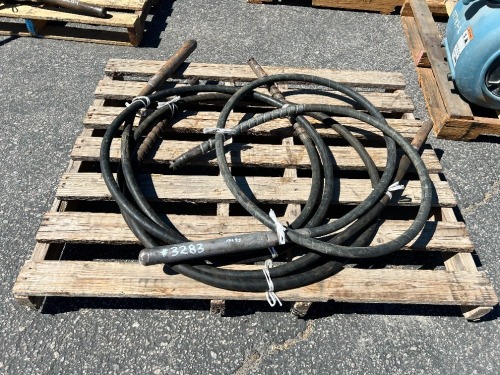 APPROX. (3) CONCRETE VIBRATOR WHIPS --(LOCATED IN COLTON, CA)--