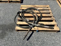 APPROX. (2) CONCRETE VIBRATOR WHIPS --(LOCATED IN COLTON, CA)--