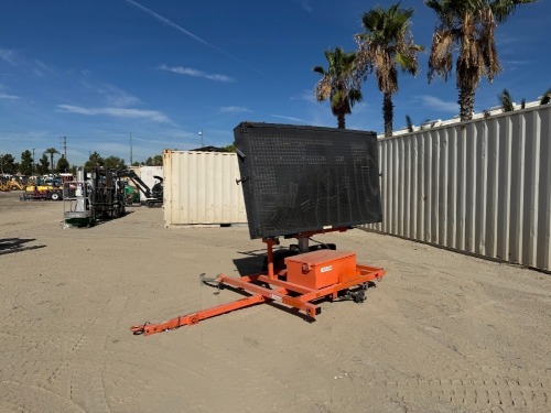 2021 WANCO WVTM MESSAGE BOARD, solar. s/n:5F12S1215M1007278 --(DOES NOT RUN)-- --(LOCATED IN COLTON, CA)--