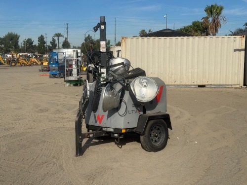 2019 WACKER LTV6 LIGHT TOWER, Kohler diesel, 6kw generator, portable. s/n:WNCLTV01TPUM05229; Trailer s/n:5XFLV0412KM000896 --(DOES NOT RUN)-- --(LOCATED IN COLTON, CA)--