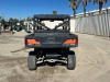 2019 POLARIS RANGER UTILITY CART, Kubota diesel, 4x4, canopy, seats 4, 54"x36" tilt bed, tow package, 1,484 hours indicated. s/n:4XABEPD47K8939772 --(DOES NOT RUN)-- --(LOCATED IN COLTON, CA)-- - 3