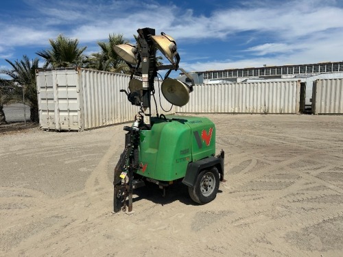 2018 WACKER LTN6 LIGHT TOWER, Kohler diesel, 6kw generator, portable. s/n:WNCLTV01APUM03733; Trailer s/n:5XFLV0411JM003402 --(DOES NOT RUN)-- --(LOCATED IN COLTON, CA)--