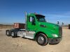 2017 PETERBILT 579 TRUCK TRACTOR, Cummins ISX15 450hp diesel, engine brake, automatic, pto, 12,000# front, wet kit, air ride suspension, 38,000# rears, 240,639 miles indicated. s/n:1XPBD49X9HD414532 - 2
