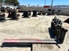 SET OF JLG 8' FORKS, fits reach forklift. --(LOCATED IN COLTON, CA)-- - 2