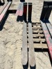 SET OF JLG 5' FORKS, fits reach forklift. --(LOCATED IN COLTON, CA)--