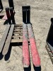 SET OF JLG 6' FORKS, fits reach forklift. --(LOCATED IN COLTON, CA)--