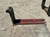 SET OF 4' FORKS, fits reach forklift. --(LOCATED IN COLTON, CA)-- - 2