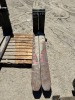SET OF 5' FORKS, fits reach forklift. --(LOCATED IN COLTON, CA)--