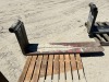 SET OF 5' FORKS, fits reach forklift. --(LOCATED IN COLTON, CA)-- - 2