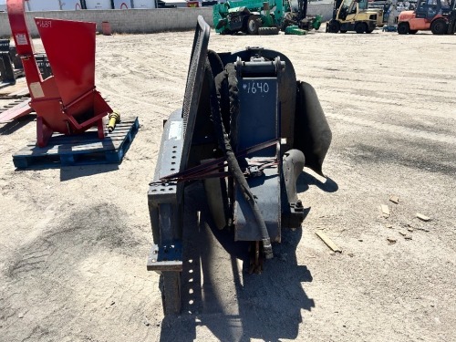 BOBCAT SG60 HYDRAULIC STUMP GRINDER ATTACHMENT, fits skidsteer. s/n:233000306 --(LOCATED IN COLTON, CA)--