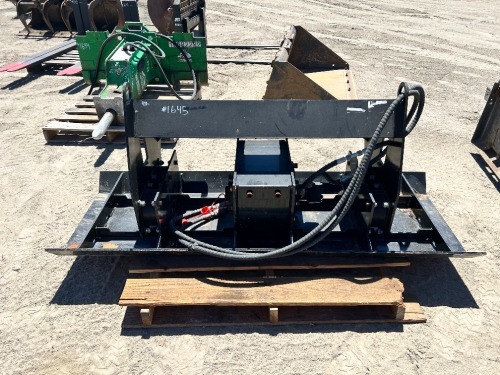 GIYI GY-PC71 PLATE COMPACTOR ATTACHMENT, fits skidsteer. s/n:GYD-PPBH241211 --(LOCATED IN COLTON, CA)--