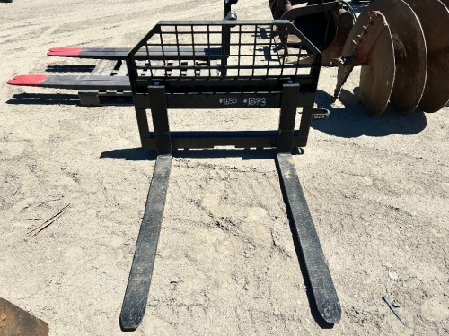 JBX 4000 FORK ATTACHMENT, fits skidsteer. --(LOCATED IN COLTON, CA)--