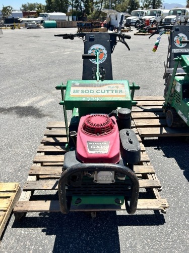 2021 BILLY GOAT SC181HCA 18" SOD CUTTER, Honda gasoline. s/n:071221240 --(LOCATED IN COLTON, CA)--