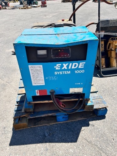 EXIDE INDUSTRIAL BATTERY CHARGER, SAFT INDUSTRIAL BATTERY CHARGER. --(LOCATED IN COLTON, CA)--