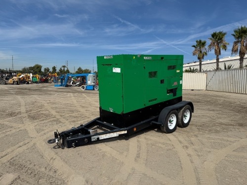 2021 MULTIQUIP DCA70SSIU4F GENERATOR, 56kw, Isuzu diesel, portable. s/n:7356949; Trailer s/n:5SLBG1422ML034705 --(DOES NOT RUN)-- --(LOCATED IN COLTON, CA)--
