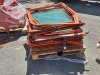 PALLET OF ASST. JLG DOORS W/WINDOWS --(LOCATED IN COLTON, CA)--