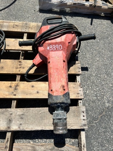 2021 HILTI TE3000 65# DEMO HAMMER. s/n:12624 --(LOCATED IN COLTON, CA)--
