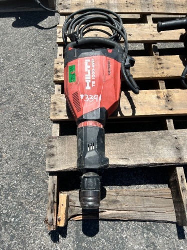 2022 HILTI TE1000-AVR 30# DEMO HAMMER. s/n:201057 --(LOCATED IN COLTON, CA)--