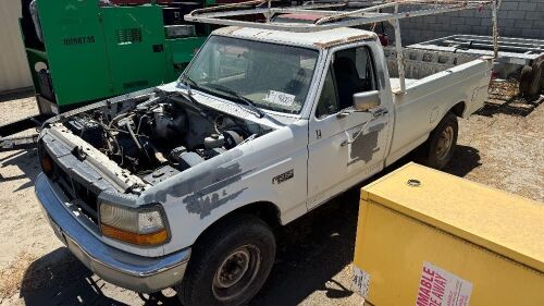 1997 FORD F250 PICKUP TRUCK, a/c, ladder rack. s/n:3FTHF25H4VMA21563 --(DEALER, DISMANTLER, OUT OF STATE BUYER, OFF-HIGHWAY USE ONLY)-- --(DOES NOT RUN)-- --(LOCATED IN COLTON, CA)--