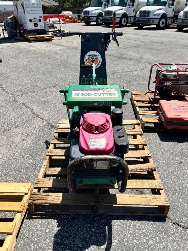 2023 BILLY GOAT SC181H 18" SOD CUTTER. s/n:053123214 --(LOCATED IN COLTON, CA)--
