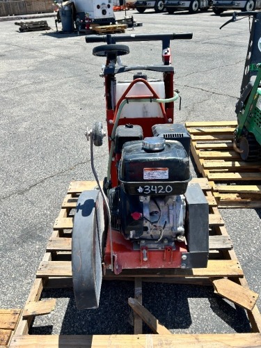 2023 HUSQVARNA FS400 18" FLOOR SAW, gasoline. s/n:202219000 --(LOCATED IN COLTON, CA)--