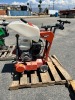 NORTON C1318P 18" FLOOR SAW, Honda gasoline. --(LOCATED IN COLTON, CA)-- - 2
