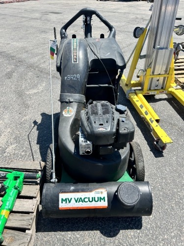 BILLY GOAT MV601 WALK-BEHIND LEAF VACUUM, Briggs & Stratton gasoline. s/n:110722370 --(LOCATED IN COLTON, CA)--
