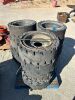 APPROX. (12) RIMS W/TIRES, fits skidsteer --(LOCATED IN COLTON, CA)-- - 5