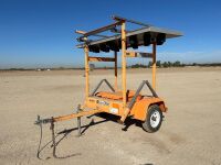 2016 SOLARTECH SILENT SENTINEL ARROW BOARD, solar, portable. s/n:4GM1A0918G1528073 --(LOCATED IN MADERA, CA)--