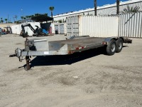 2010 BIG TEX EQUIPMENT TRAILER, 9,990# gvwr, 98"x15' deck, 4' beavertail. s/n:16VEX2027A2H53245