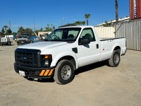 2008 FORD F250 PICKUP TRUCK, 5.4L gasoline, automatic, a/c, tow package. s/n:1FTNF20588EC38897