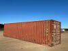 40' HIGH CUBE CARGO CONTAINER. s/n:NSSC10C24414 --(LOCATED IN MADERA, CA)-- - 2