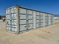 2025 40' HIGH CUBE CARGO CONTAINER, front door w/lock box, (4) side doors w/lock box. s/n:CFQD250647 --(LOCATED IN COLTON, CA)--
