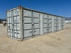2025 40' HIGH CUBE CARGO CONTAINER, front door w/lock box, (4) side doors w/lock box. s/n:CFQD250647 --(LOCATED IN COLTON, CA)--