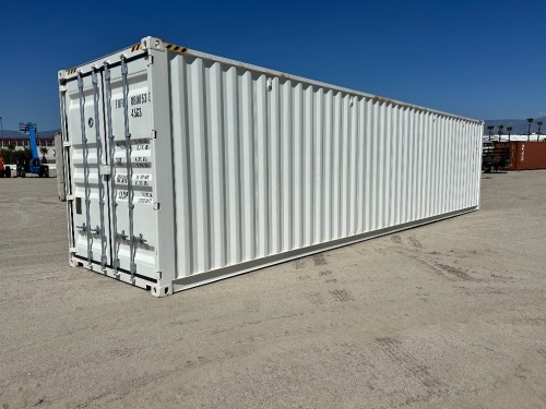 2026 40' HIGH CUBE CARGO CONTAINER, front door w/lock box, (4) side doors w/lock box. --(LOCATED IN COLTON, CA)--