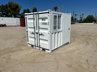 2026 7' CARGO CONTAINER, front door w/lock box, side door. --(LOCATED IN COLTON, CA)--