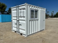 2026 10' CARGO CONTAINER, front door w/lock box, side door. --(LOCATED IN COLTON, CA)--