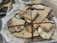 PALLET OF SANDSTONE PAVERS --(LOCATED IN COLTON, CA)--