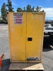 JUSTRITE CHEMICAL CABINET --(LOCATED IN COLTON, CA)--