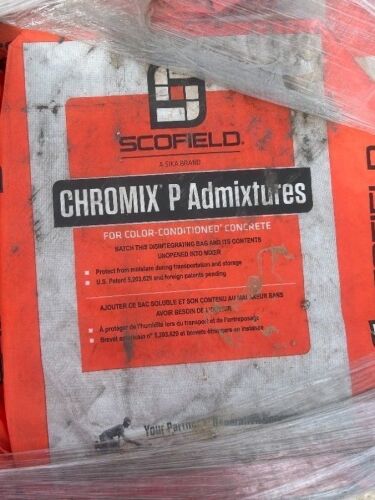 PALLET OF SCOFIELD CONCRETE COLOR CONDITIONING. --(LOCATED IN COLTON, CA)--