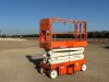 2018 SNORKEL S3226E SCISSORLIFT, electric, 26' lift, extendable platform. s/n:04-181100752 --(LOCATED IN MADERA, CA)--