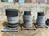 APPROX. (16) RIMS W/TIRES, fits skidsteer --(LOCATED IN COLTON, CA)--