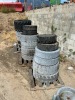 APPROX. (16) RIMS W/TIRES, fits skidsteer --(LOCATED IN COLTON, CA)-- - 2