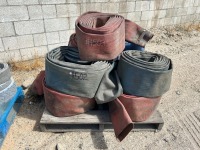 APPROX. (10) ASST. DISCHARGE HOSES --(LOCATED IN COLTON, CA)--