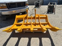 2025 TOFT 10R RAKE ATTACHMENT, fits Cat 336 excavator. s/n:TOFTER25839 --(LOCATED IN COLTON, CA)--