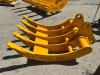 2025 TOFT 08R RAKE ATTACHMENT, fits Cat 320 excavator. s/n:TOFTER25802 --(LOCATED IN COLTON, CA)-- - 2