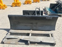 2026 43" PUSH SHOVEL ATTACHMENT, fits skidsteer. --(LOCATED IN COLTON, CA)--
