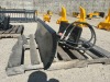 2026 43" PUSH SHOVEL ATTACHMENT, fits skidsteer. --(LOCATED IN COLTON, CA)-- - 2
