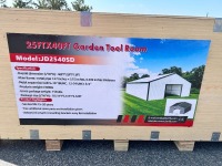 2026 JD2540SD 25'X40' GARDEN TOOL ROOM --(LOCATED IN COLTON, CA)--